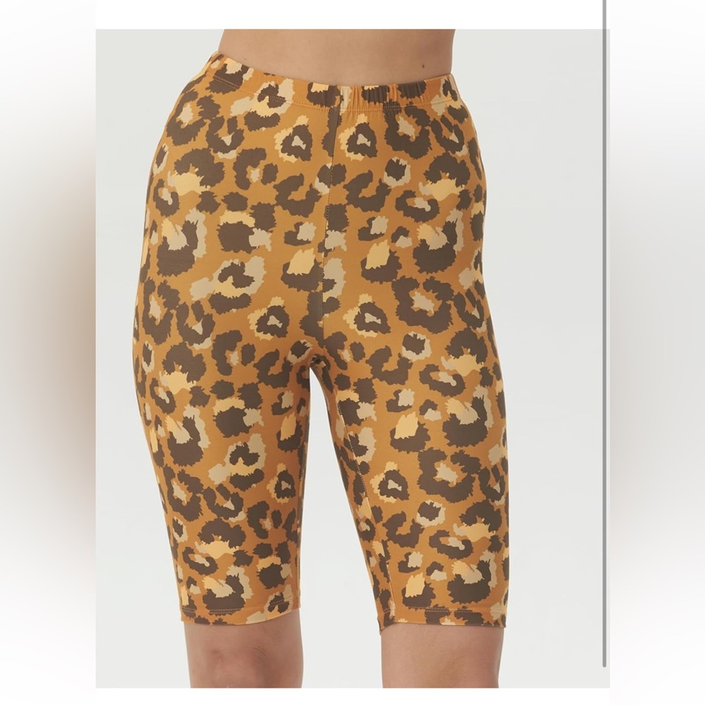 Printed Biker Shorts